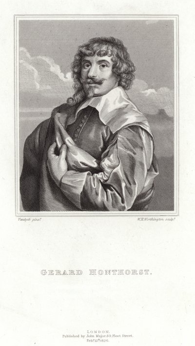 Gerard van Honthorst door Anthony van Dyck