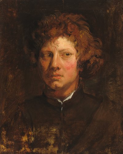 Hoofd van een Jongeman, ca. 1617-1618 door Anthony van Dyck
