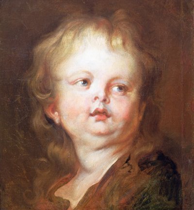 Hoofd van een Jongen door Anthony van Dyck