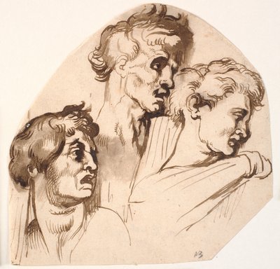 Hoofden van de lictoren en adviseur van de proconsul door Anthony van Dyck