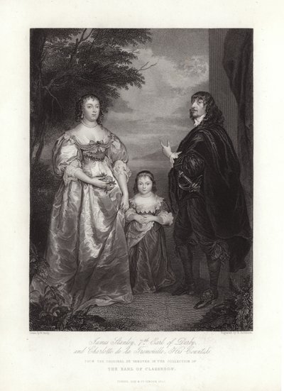 James Stanley door Anthony van Dyck