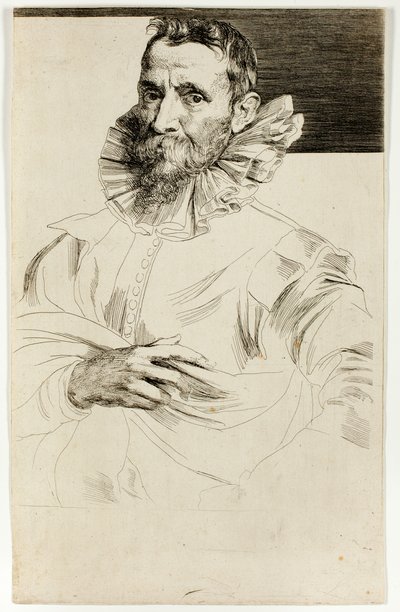 Jan Brueghel de Oude door Anthony van Dyck