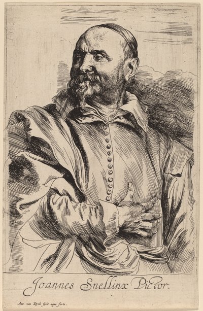 Jan Snellinx, waarschijnlijk 1626-1641 door Anthony van Dyck