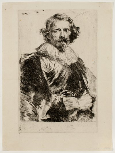 Lucas Vorsterman door Anthony van Dyck