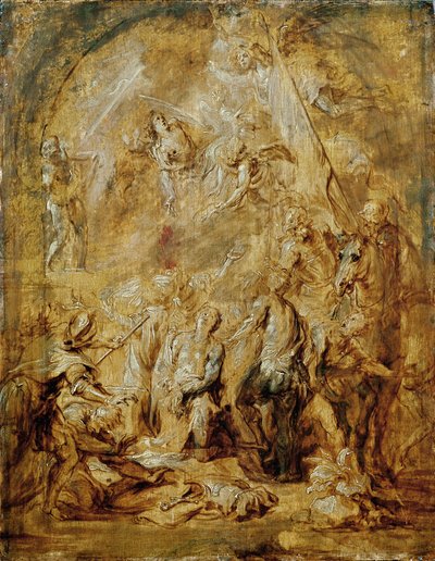 Martelaarschap van Sint Joris door Anthony van Dyck