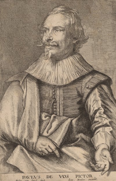 Paul de Vos door Anthony van Dyck
