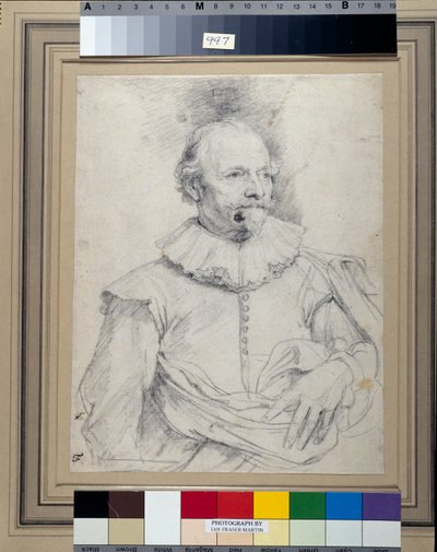 Paulus Halmalius, vulgo van Halmale, ca. 1632-35 door Anthony van Dyck