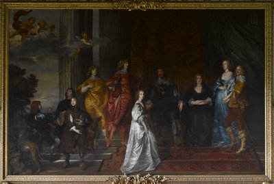 Philip Herbert (1584-1650), 4e Graaf van Pembroke en zijn familie door Anthony van Dyck