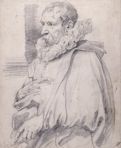 Pieter Brueghel de Jongere door Anthony van Dyck