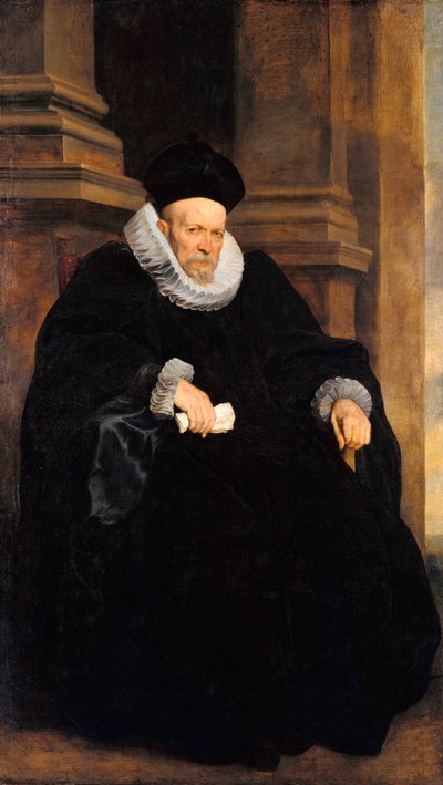 Portret van een Genovese Edelman door Anthony van Dyck