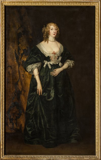 Portret van Anna Sophia Herbert, Gravin van Carnarvon door Anthony van Dyck
