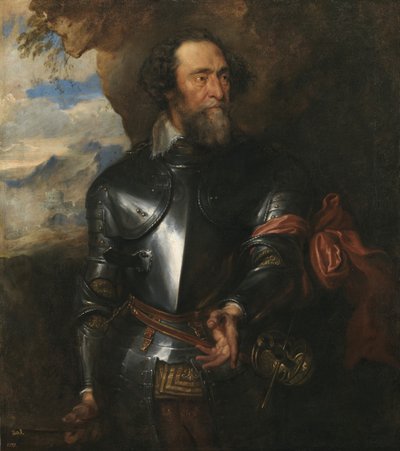 Portret van graaf Hendrik van den Bergh 1573-1638 door Anthony van Dyck