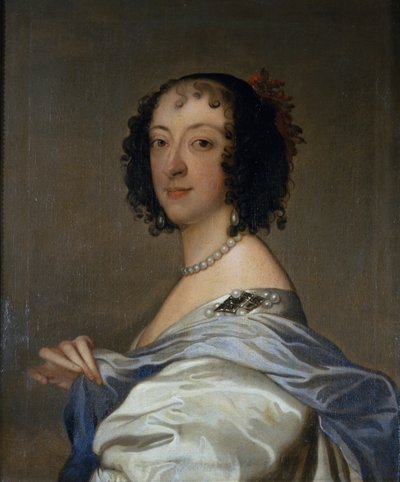 Portret van Elizabeth, Barones Clifford, na ca.1639 door Anthony van Dyck