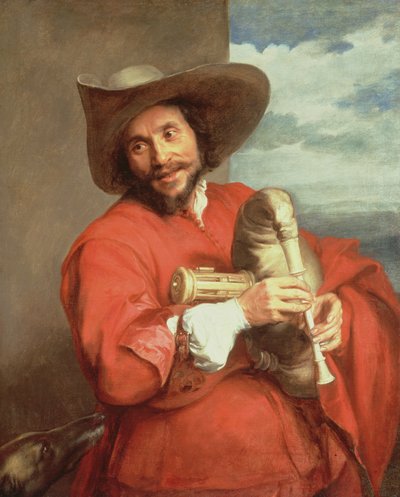 Portret van Francois Langlois (1589-1647) door Anthony van Dyck
