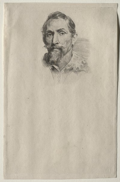 Portret van Frans Snyders door Anthony van Dyck
