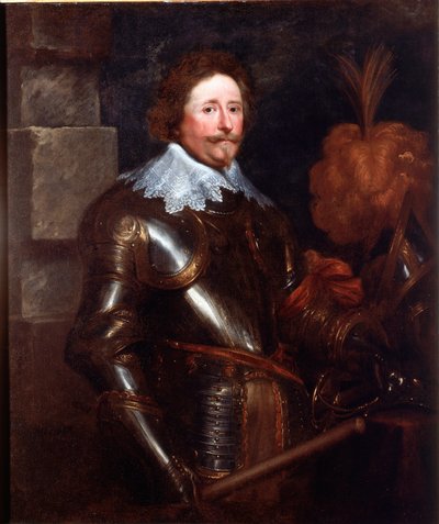 Portret van Frederik Hendrik van Nassau, Prins van Oranje door Anthony van Dyck