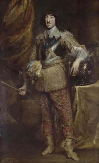 Portret van Gaston van Frankrijk, hertog van Orléans 1608-1660 door Anthony van Dyck