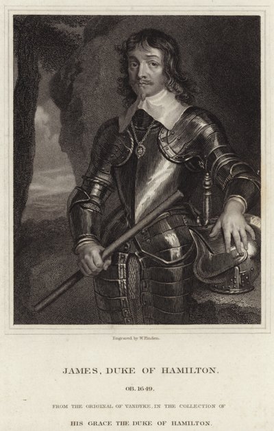 Portret van James Hamilton, hertog van Hamilton door Anthony van Dyck