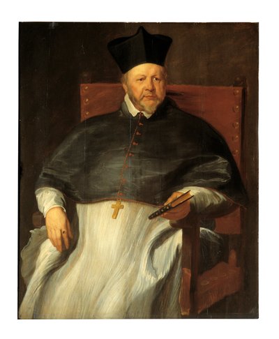 Portret van Jan Malderus, Bisschop van Antwerpen door Anthony van Dyck