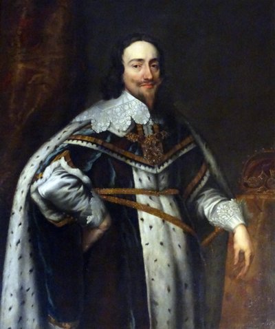 Portret van koning Charles I van Engeland door Anthony van Dyck