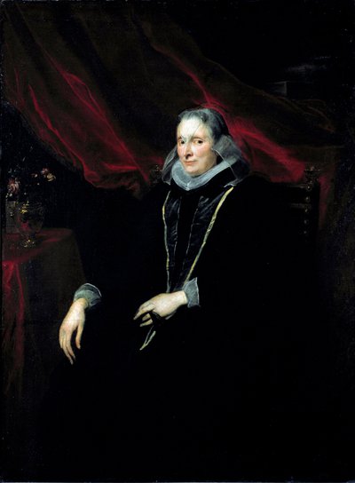 Portret van Luigia Cattaneo Gentile door Anthony van Dyck