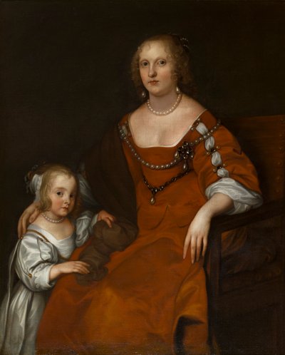 Portret van Margaret Howard, Gravin van Carlisle en Lady Diana Russell, later Lady Allington door Anthony van Dyck