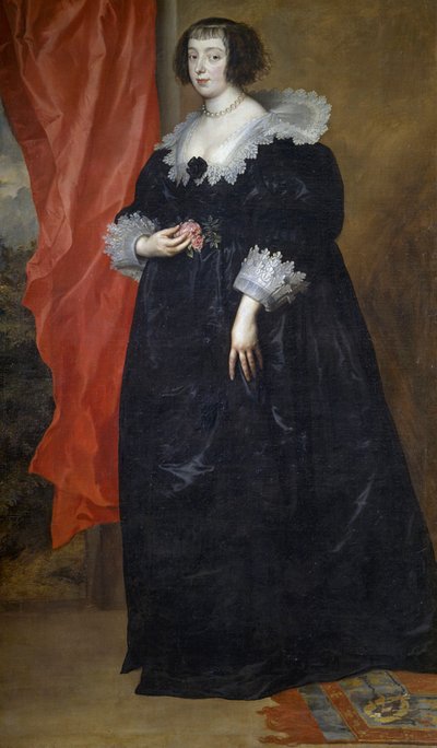 Portret van Margaretha van Lotharingen door Anthony van Dyck