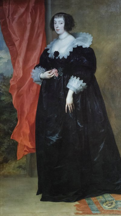 Portret van Marguerite van Lotharingen, hertogin van Orléans (?) door Anthony van Dyck