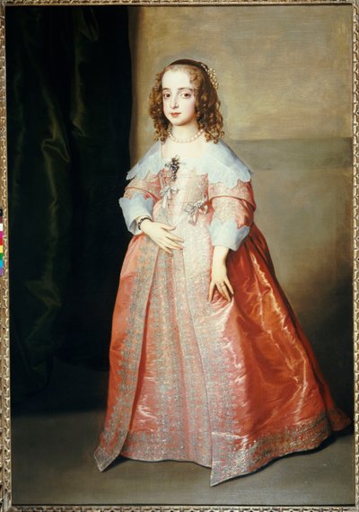 Portret van Mary, Princess Royal door Anthony van Dyck
