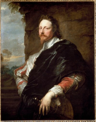 Portret van Nicolas Lanier door Anthony van Dyck