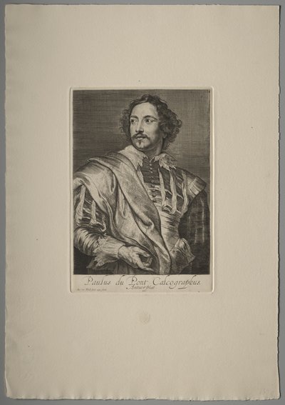 Portret van Paul du Pont door Anthony van Dyck