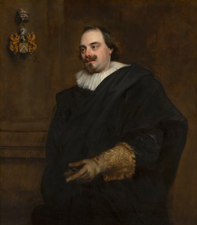 Portret van Peeter Stevens (c.1590-1668) door Anthony van Dyck