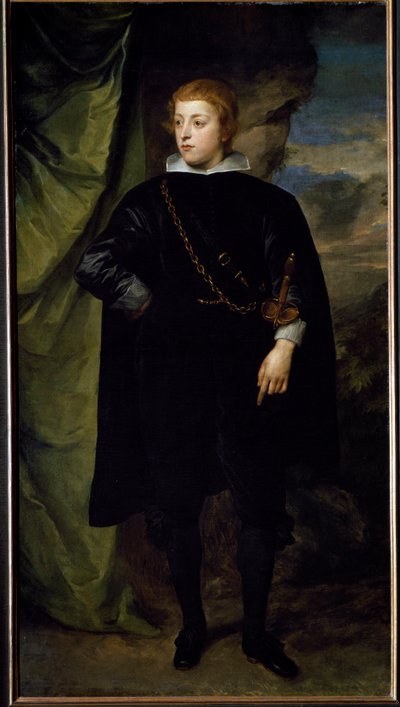 Portret van Prins Karl Ludwig Von der Pfalz door Anthony van Dyck
