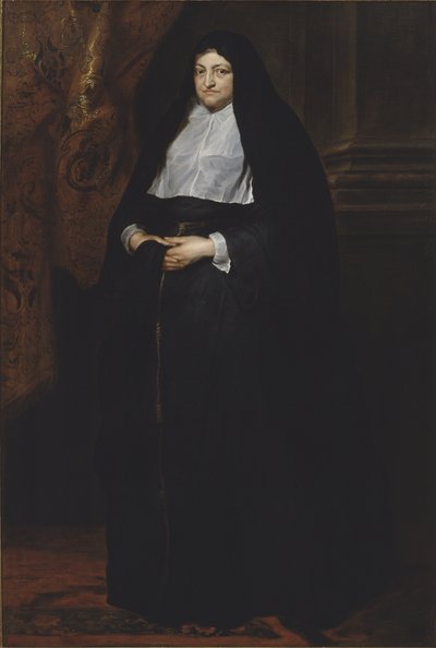 Portret van Prinses Isabella Clara Eugenia door Anthony van Dyck