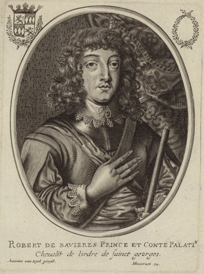 Portret van Robert de Bavieres door Anthony van Dyck