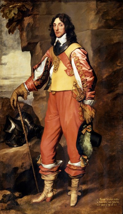 Portret van Sir Thomas Wharton, 1639 door Anthony van Dyck