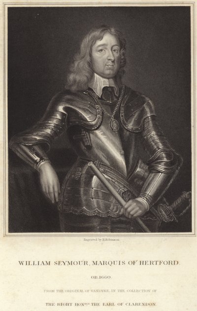 Portret van Sir William Seymour, Hertog van Somerset door Anthony van Dyck