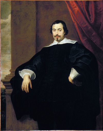 Portret van een man door Anthony van Dyck