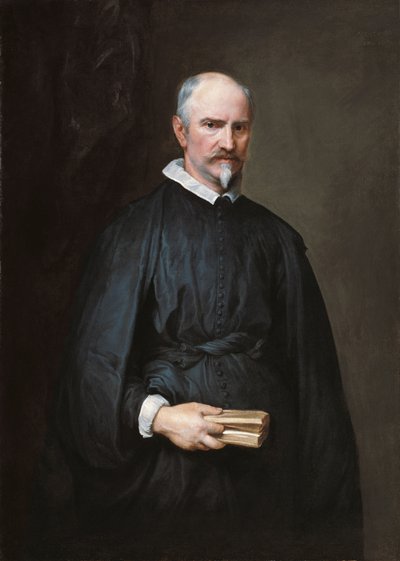 Portret van kanon Antonio de Tassis (-) door Anthony van Dyck