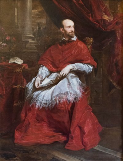 Portret van kardinaal Bentivoglio door Anthony van Dyck