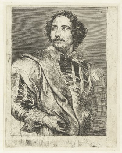 Portret van Paulus Pontius door Anthony van Dyck