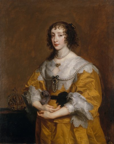 Koningin Henrietta Maria, 1636 door Anthony van Dyck
