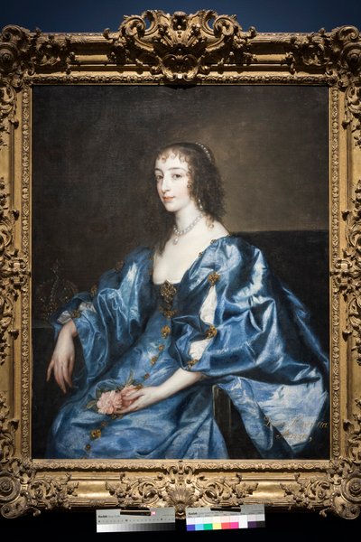 Koningin Henrietta Maria van Engeland, c.1636-38 door Anthony van Dyck