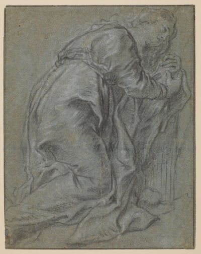 Heilige Maria Magdalena door Anthony van Dyck