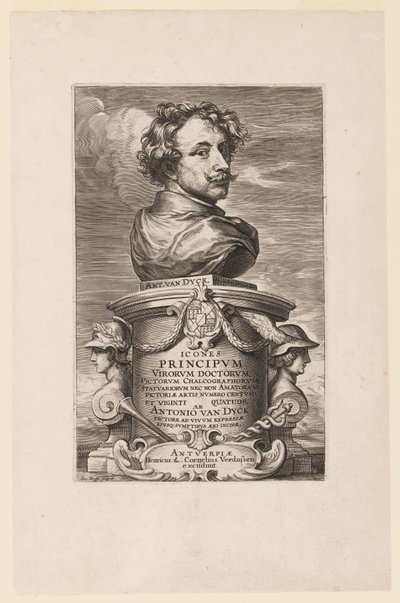 Zelfportret van Anthony van Dyck door Anthony van Dyck