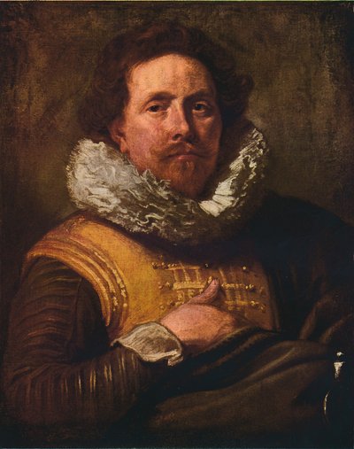 De Kapitein van de Wacht, ca. 1619-1541, 1937 door Anthony van Dyck