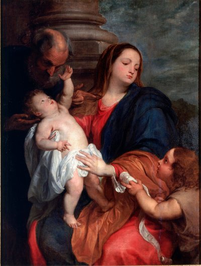De Heilige Familie door Anthony van Dyck
