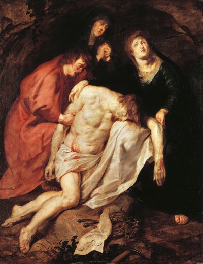 De Bewening van Christus, ca. 1616/17 door Anthony van Dyck