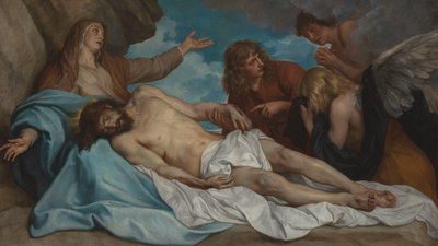 De bewening van de dode Christus door Anthony van Dyck