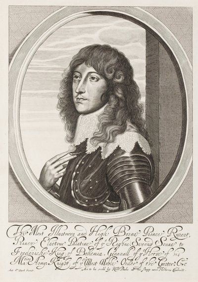?De Meest Illustere en Hooggeboren Prins Rupert?, ca. 1640 door Anthony van Dyck